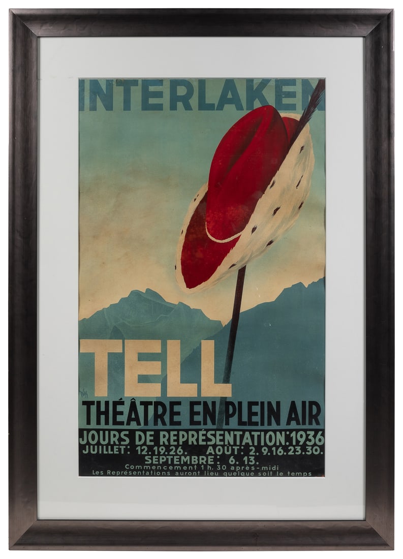 DIGGELMANN, Alex (1902-1987). Interlaken / Tell Theatre En ... (1 of 1)