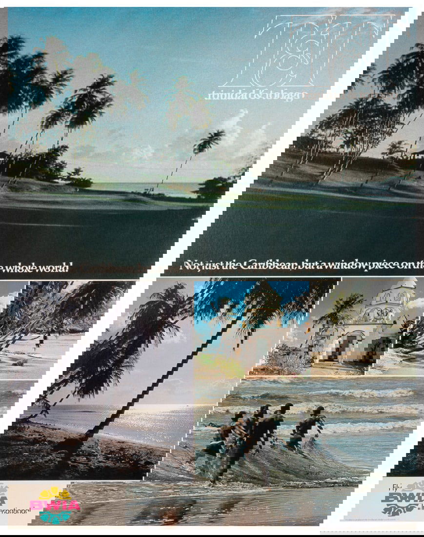 Trinidad & Tobago / Fly BWIA International. Circa 1990s. Po... (1 of 1)