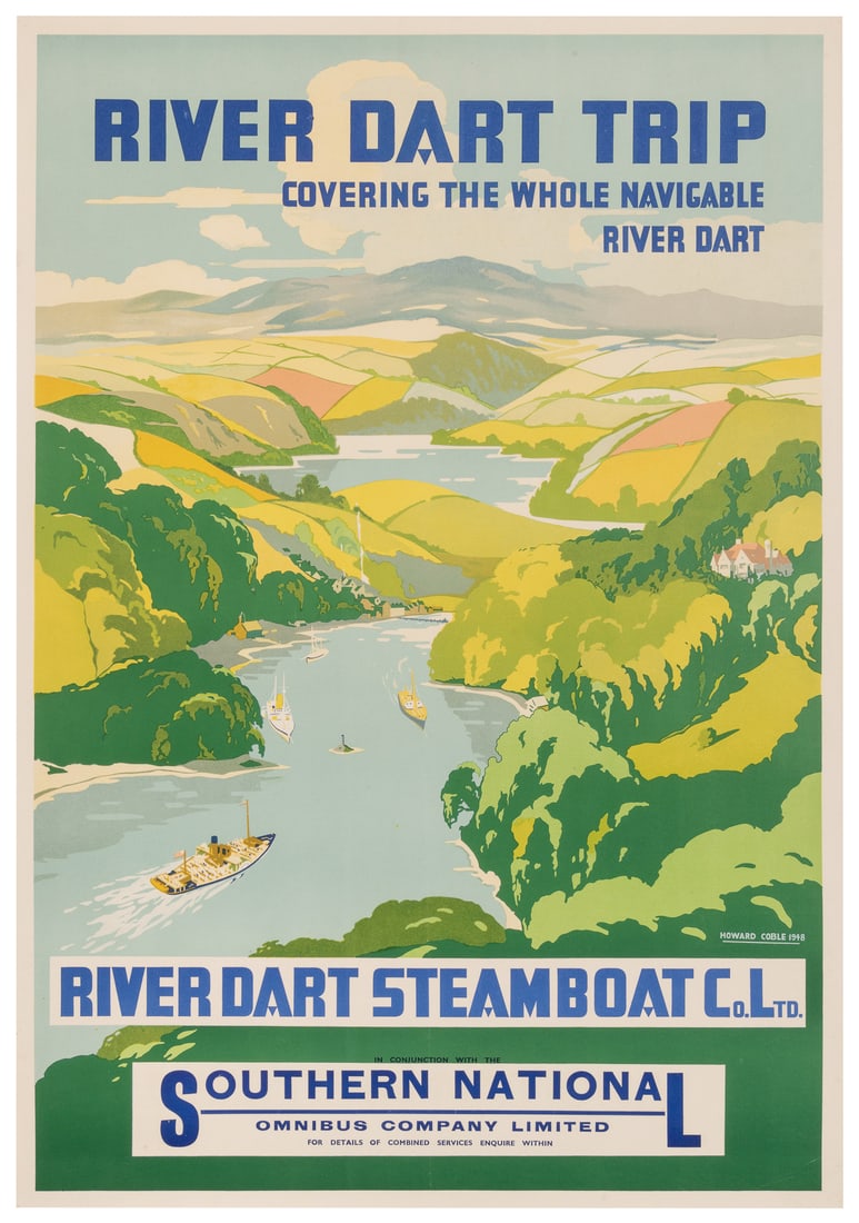 COBLE, Howard. River Dart Trip / Covering the Whole Navigab... (1 of 1)