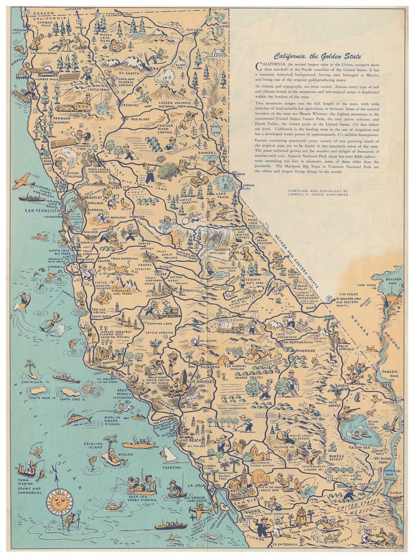 Pictorial Map of Hollywood and Vicinity / Hollywood Film Ca... (1 of 2)