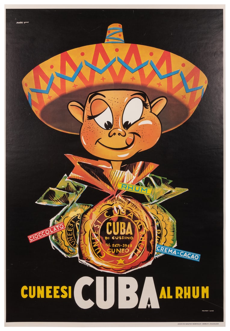 PRANDONI, Carlo (1919 – 2016). Cuba Cuneesi Al Rhum. Borgo ... (1 of 1)