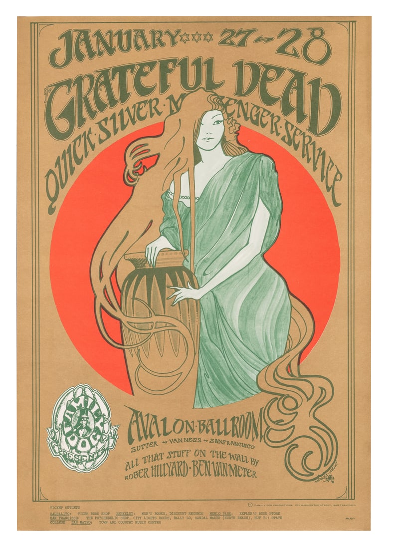 MOUSE, Stanley (1940 — ) and Alton Kelley (1940 – 2008). Gr... (1 of 1)