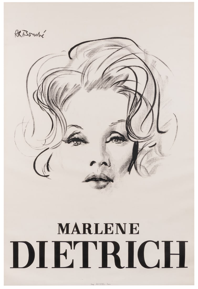 BOUCHE, Rene (1905 – 1963). Marlene Dietrich. Paris: Aussel... (1 of 1)