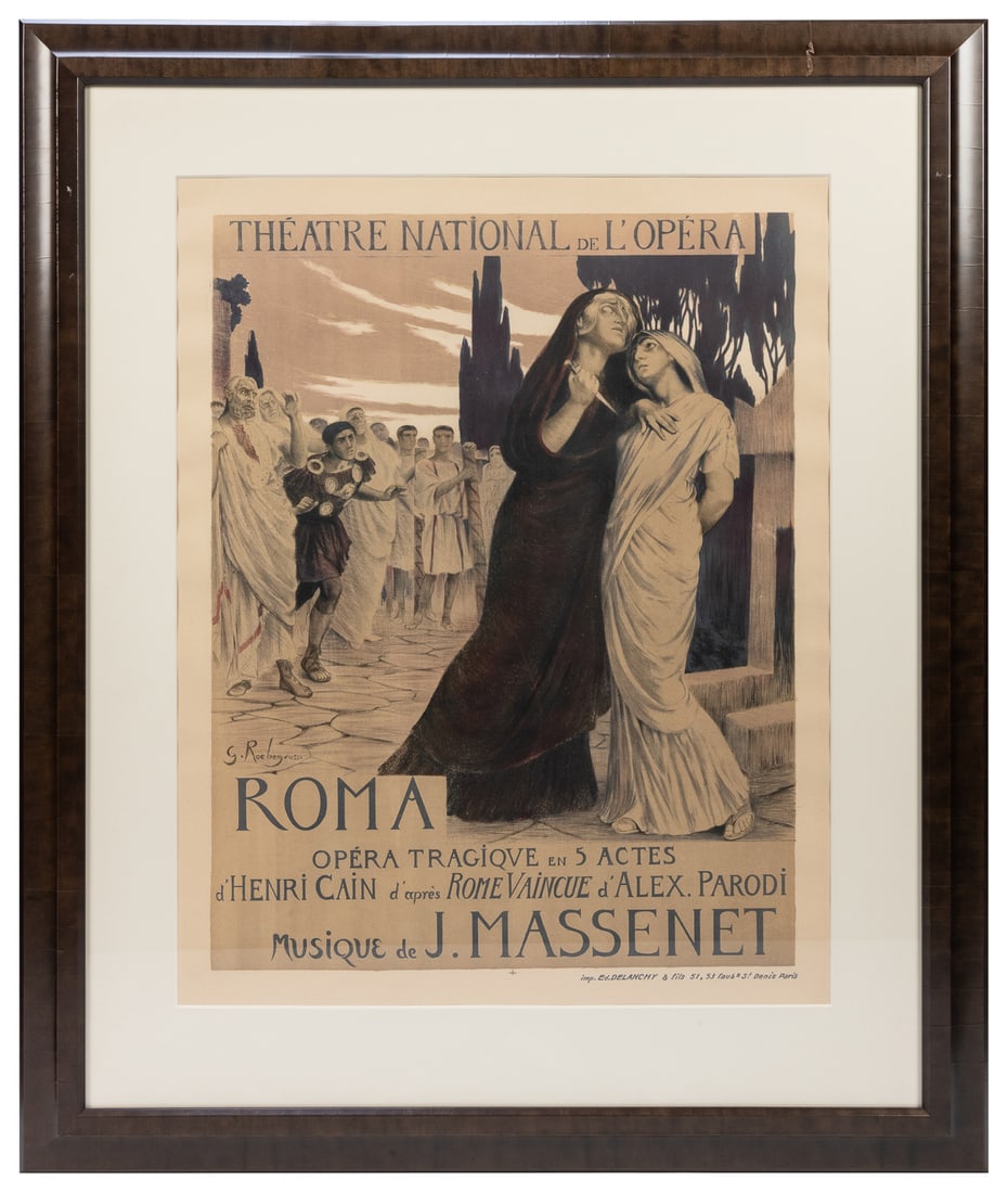 ROCHEGROSSE, Georges (1859-1938). Roma / Theatre National D... (1 of 1)