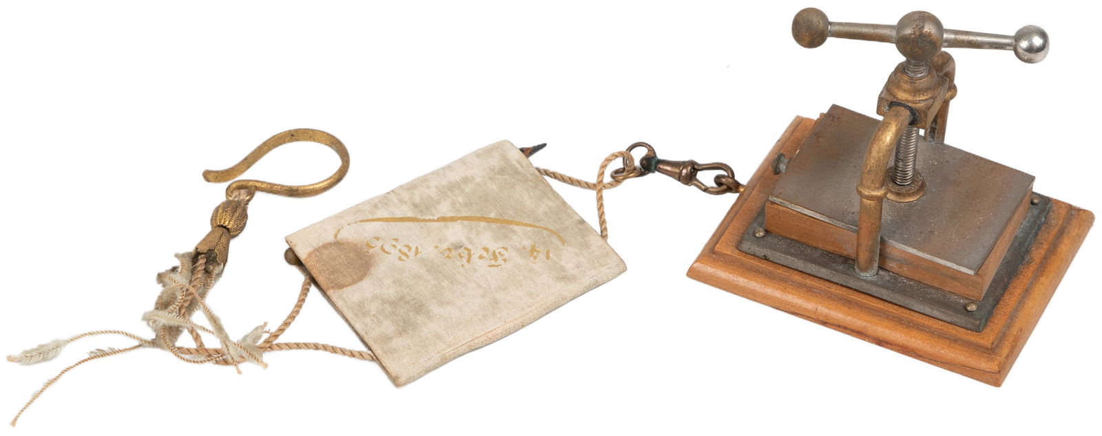 [ODDITY]. Miniature Card Press with Gift Notebook and Minia... (1 of 1)