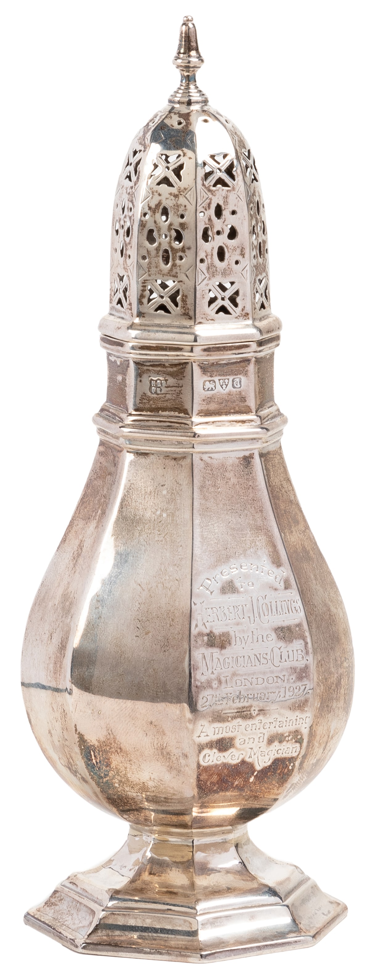 COLLINGS, Herbert (1883 – 1958). Engraved Presentation Ince... (1 of 3)