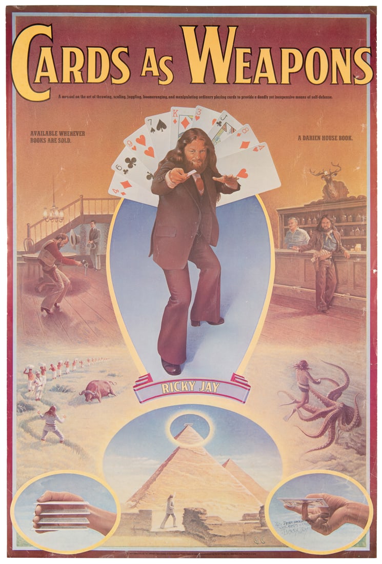 JAY, Ricky (1946 – 2018). Cards as Weapons [Signed]. Darien... (1 of 1)