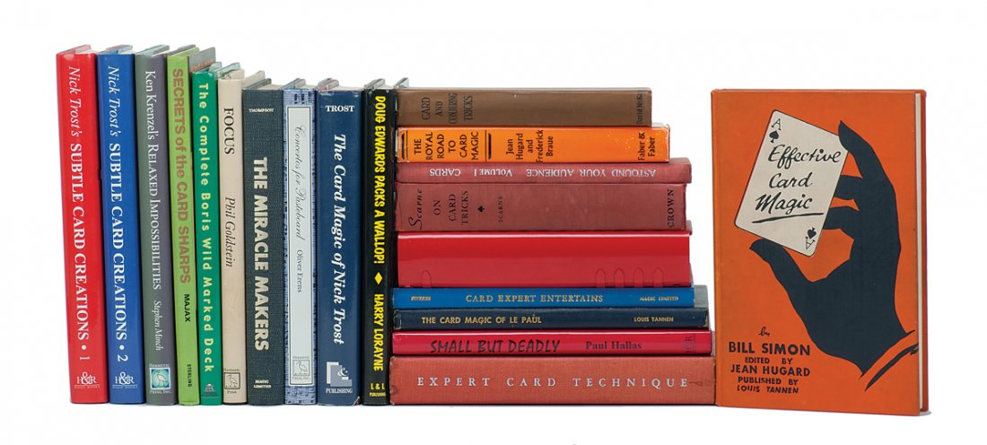 [Card Magic] Group of 20 books about card magic.: [Card Magic] Group of 20 books about card magic. Including Expert Card Technique by Hugard and Braue (1950, third edition), Small But Deadly by Paul Hallas (2005), The Card Magic of Nick Trost by Nick