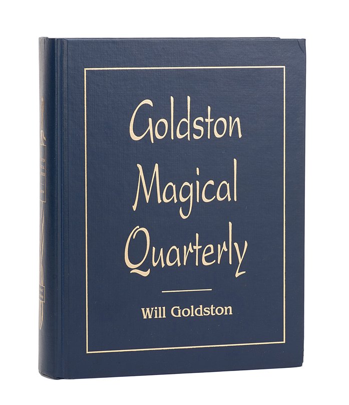 Goldston’s Magical Quarterly. Will Goldston. Vol. 1: Goldston’s Magical Quarterly. Will Goldston. Vol. 1 No. 1 – Vol. 6 No. 4. Complete file. Reprint edition as issued by Collectors’ Workshop in a single clothbound volume, stamped in gold. Very go