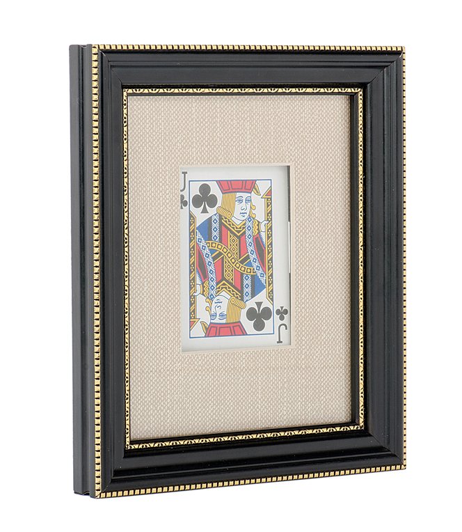 Vienna Card Frame. McAllen, Collectors’ Workshop,: Vienna Card Frame. McAllen, Collectors’ Workshop, ca. 2000. A chosen card appears in an elegant picture frame, piece-by-piece. With original instructions and cloth bag. Fine.