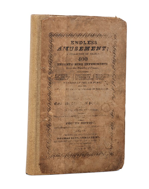 Endless Amusement. London: Thomas Boys, ca. 1822.: Endless Amusement. London: Thomas Boys, ca. 1822. Brown printed boards. Folding plates. 8vo. Light spotting, rebacked; good. Toole-Stott 260.