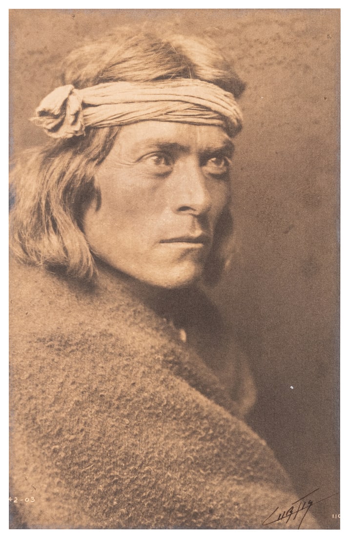CURTIS, Edward Sheriff (American, 1868-1952). Zuni Governor... (1 of 4)