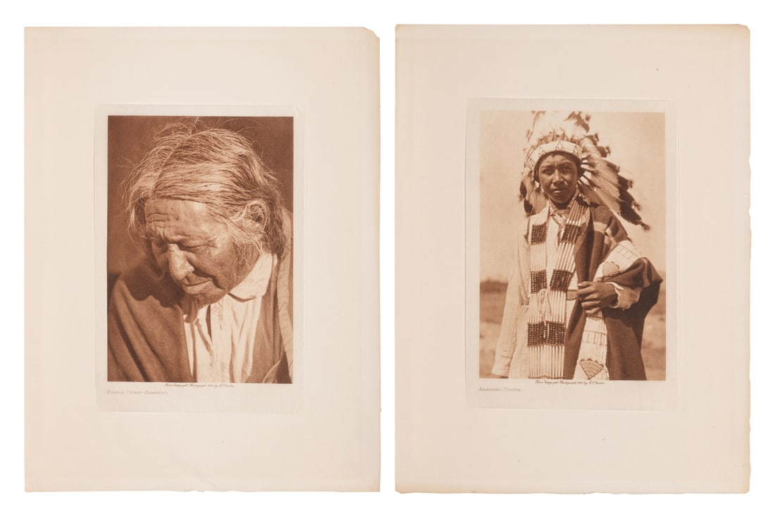 CURTIS, Edward Sheriff (American, 1868-1952). Pair of Cheye... (1 of 3)