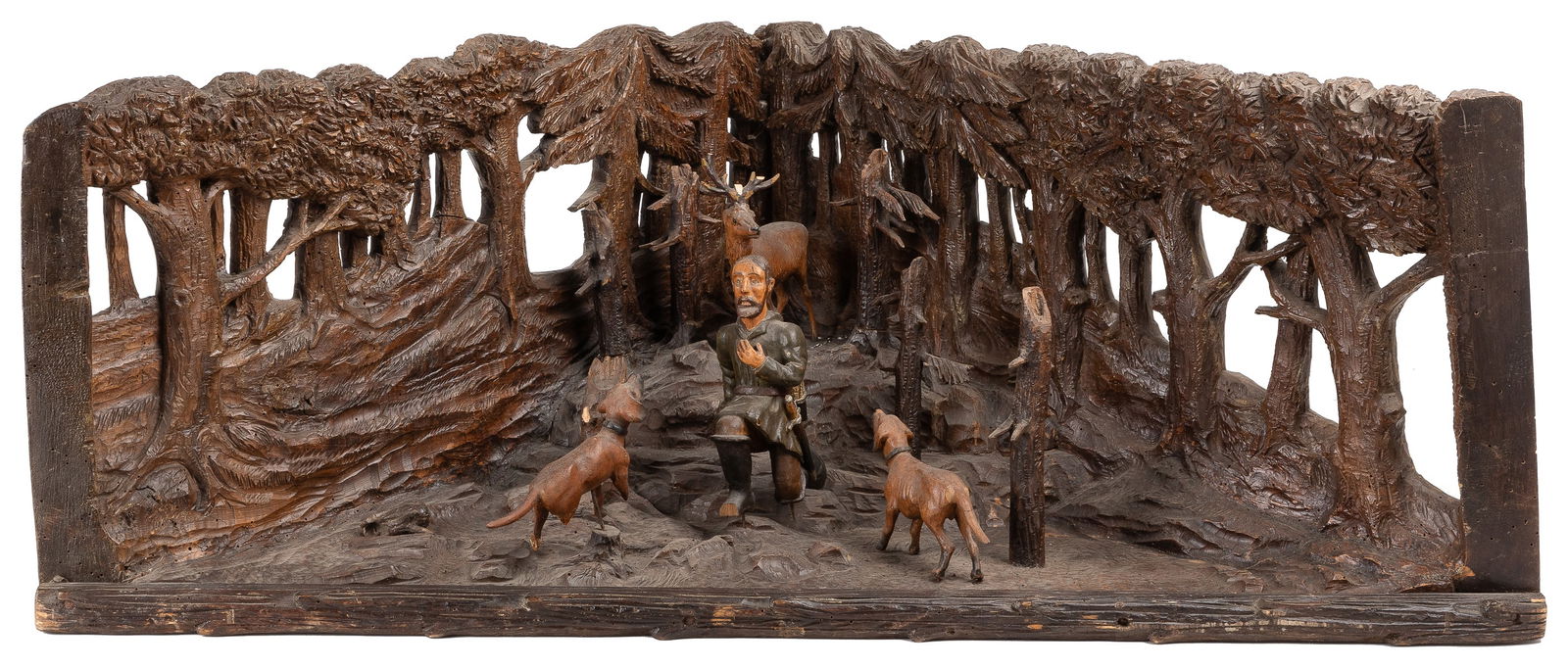 [FOLK ART SCULPTURE] (German, early 20th century). Black Fo... (1 of 6)