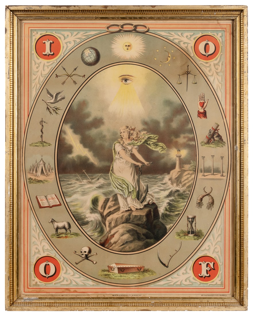 [FRATERNAL EPHEMERA]. Independent Order of the Oddfellows C... (1 of 2)