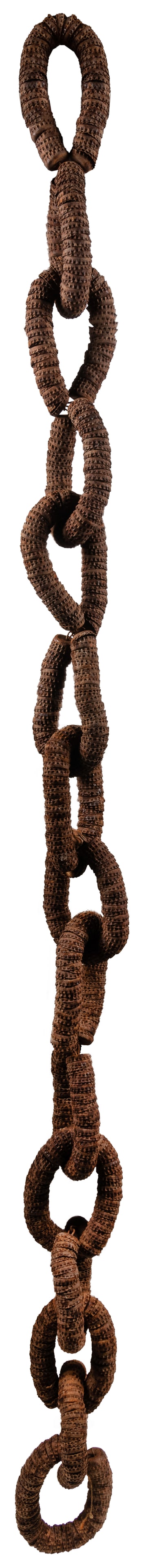 [FOLK ART] (American, 20th Century). Bottlecap Chain. (1 of 2)