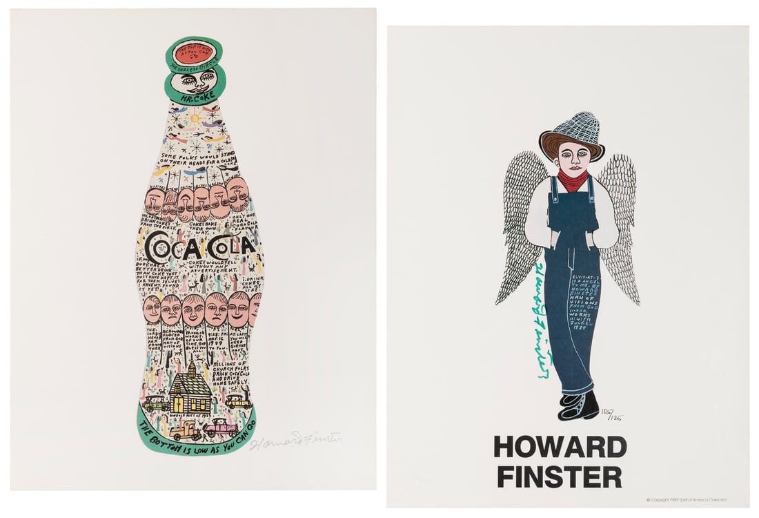 FINSTER, Howard (American, 1916-2001). Group of Five Signed... (1 of 6)