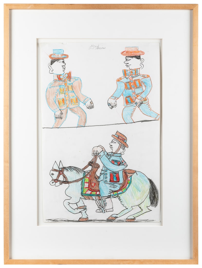 [FOLK ART] / [UNKNOWN ARTIST]. THOMAS, J.L. Untitled. N.d. ... (1 of 2)