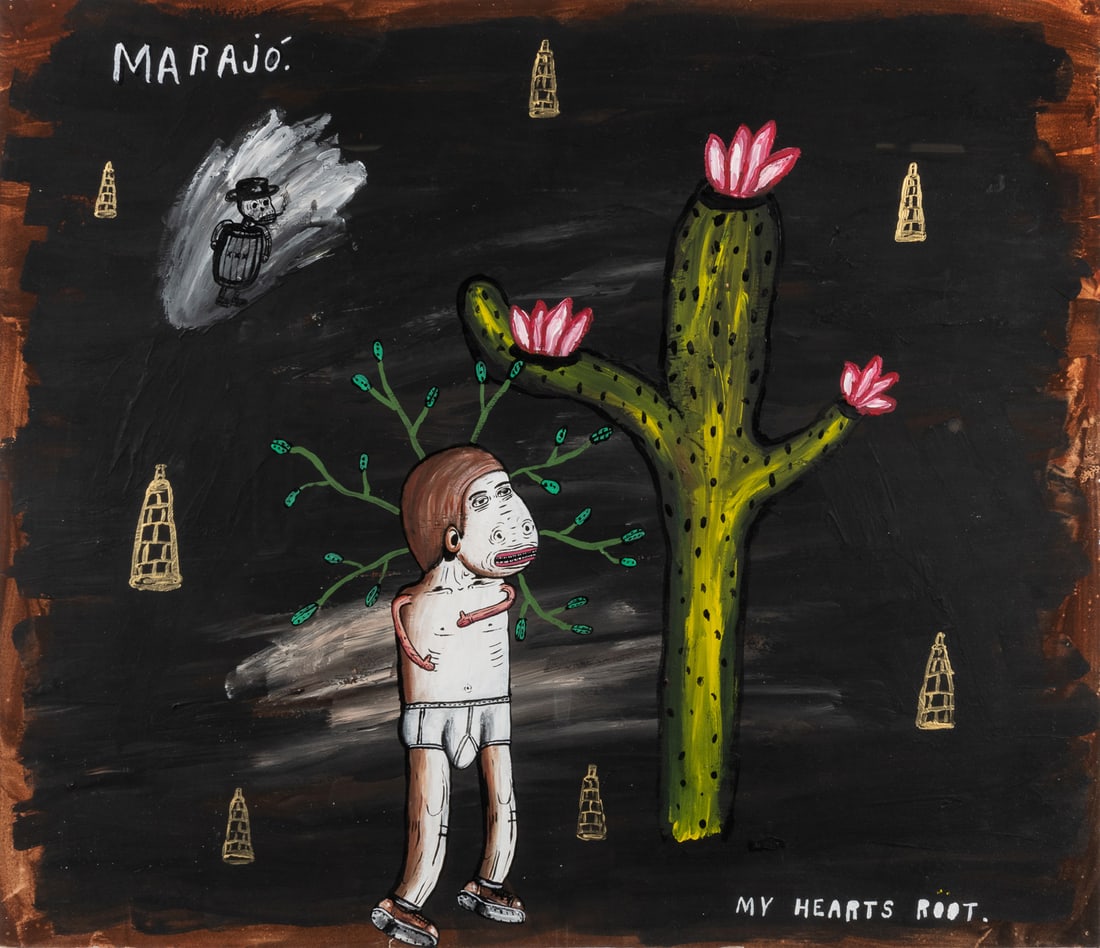 STONEHOUSE, Fred (American, b. 1960). Brazil. 1985. Acrylic... (1 of 2)