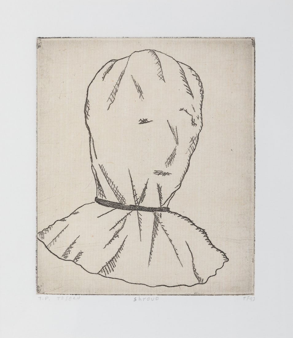 FITZPATRICK, Tony (American, b. 1958) Shroud. 1992. Etching... (1 of 2)