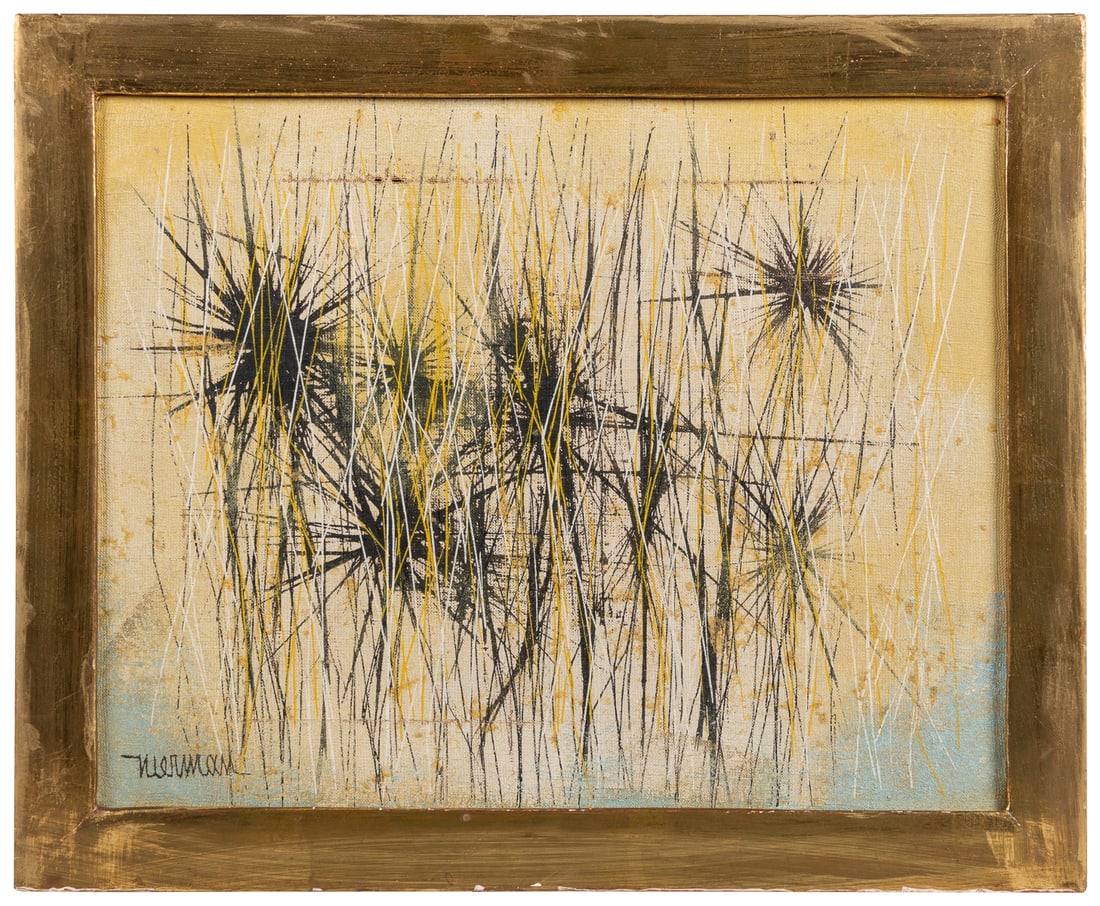 NIERMAN, Leonardo (Mexican, 1932-2023) Untitled. (Abstracti... (1 of 3)