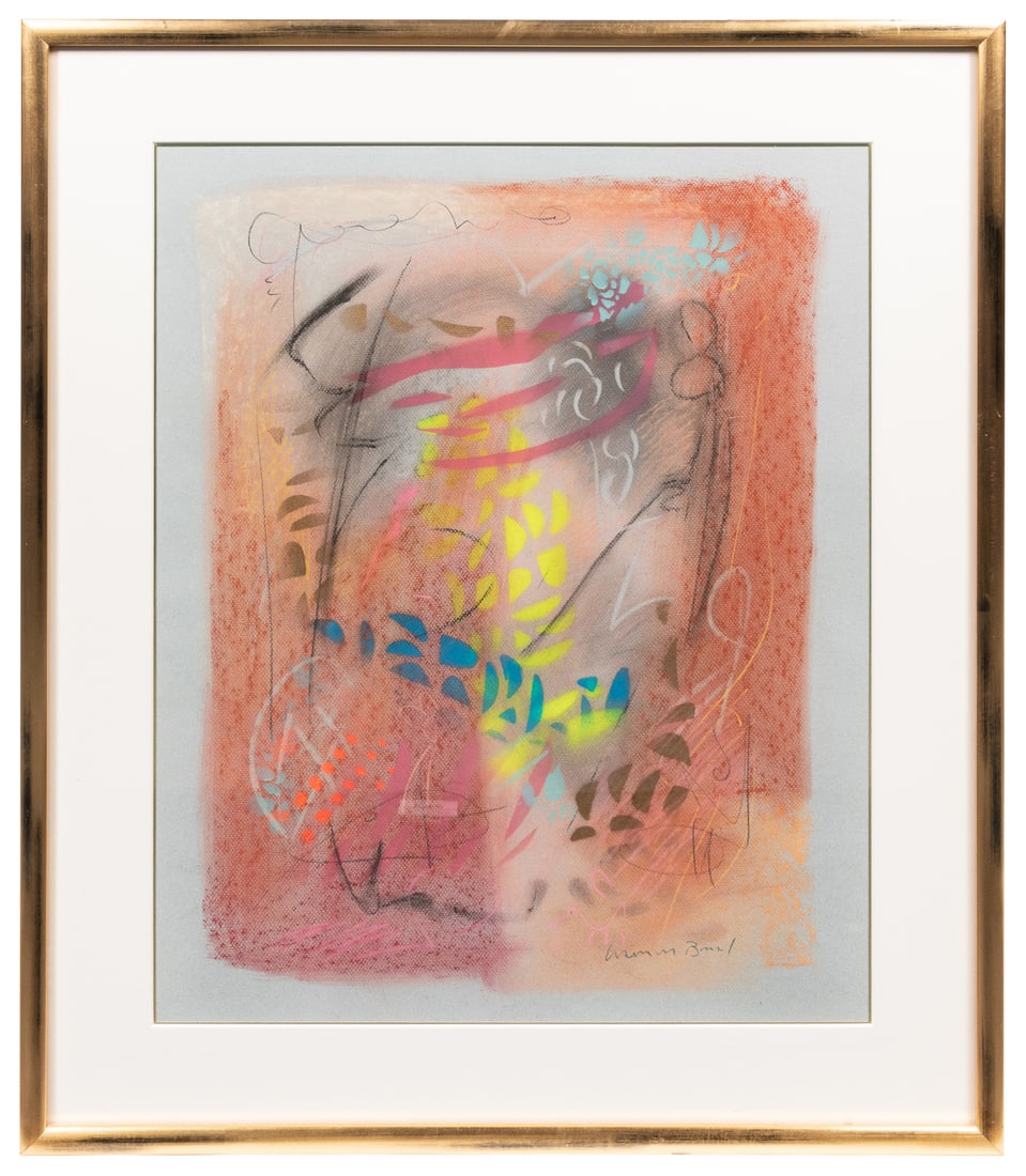 BRIGGS, Lamar (American, 1935-2015). Untitled Abstraction. ... (1 of 2)