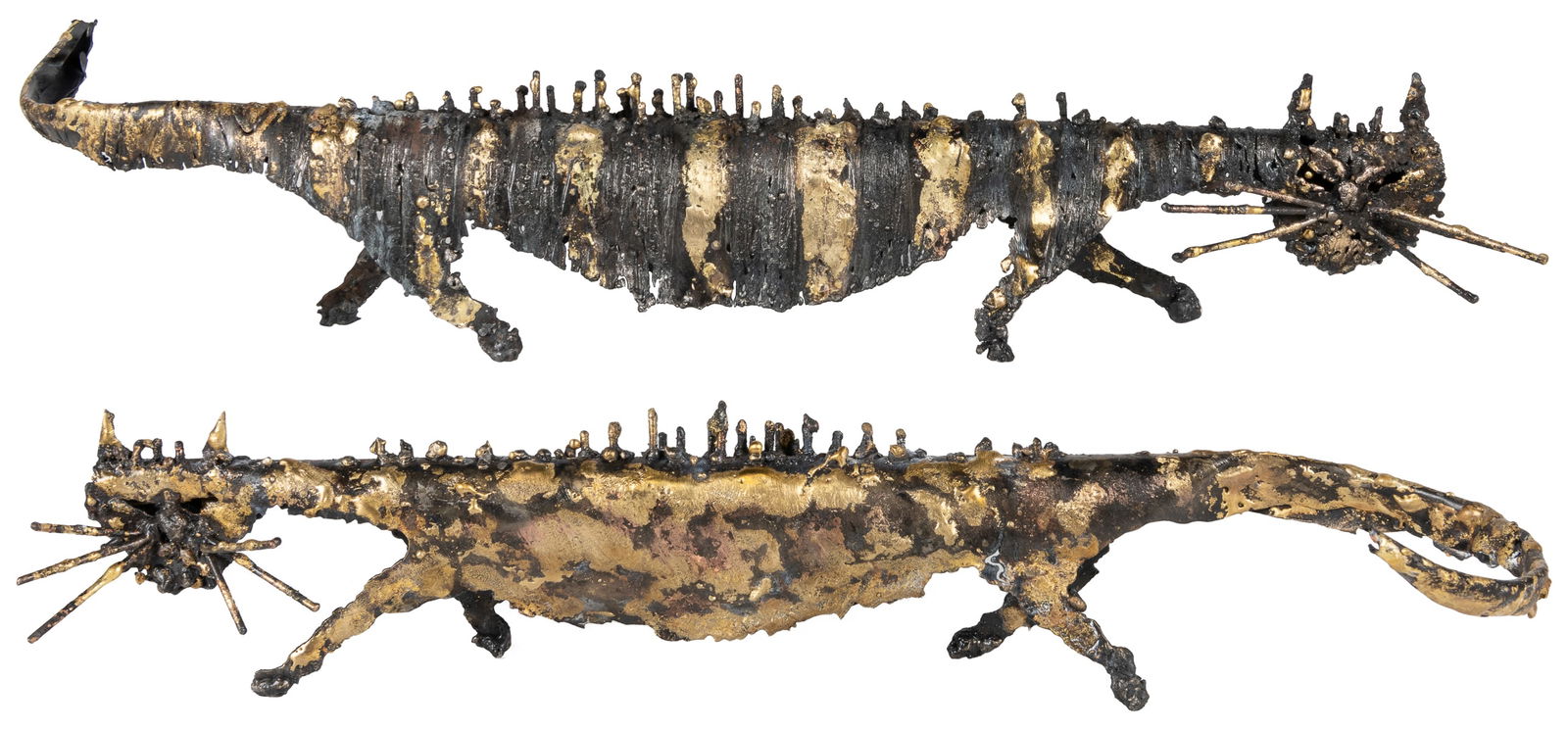 BEARDEN, James (American, b. 1964) Pair of Cats. 2024. Stee... (1 of 5)