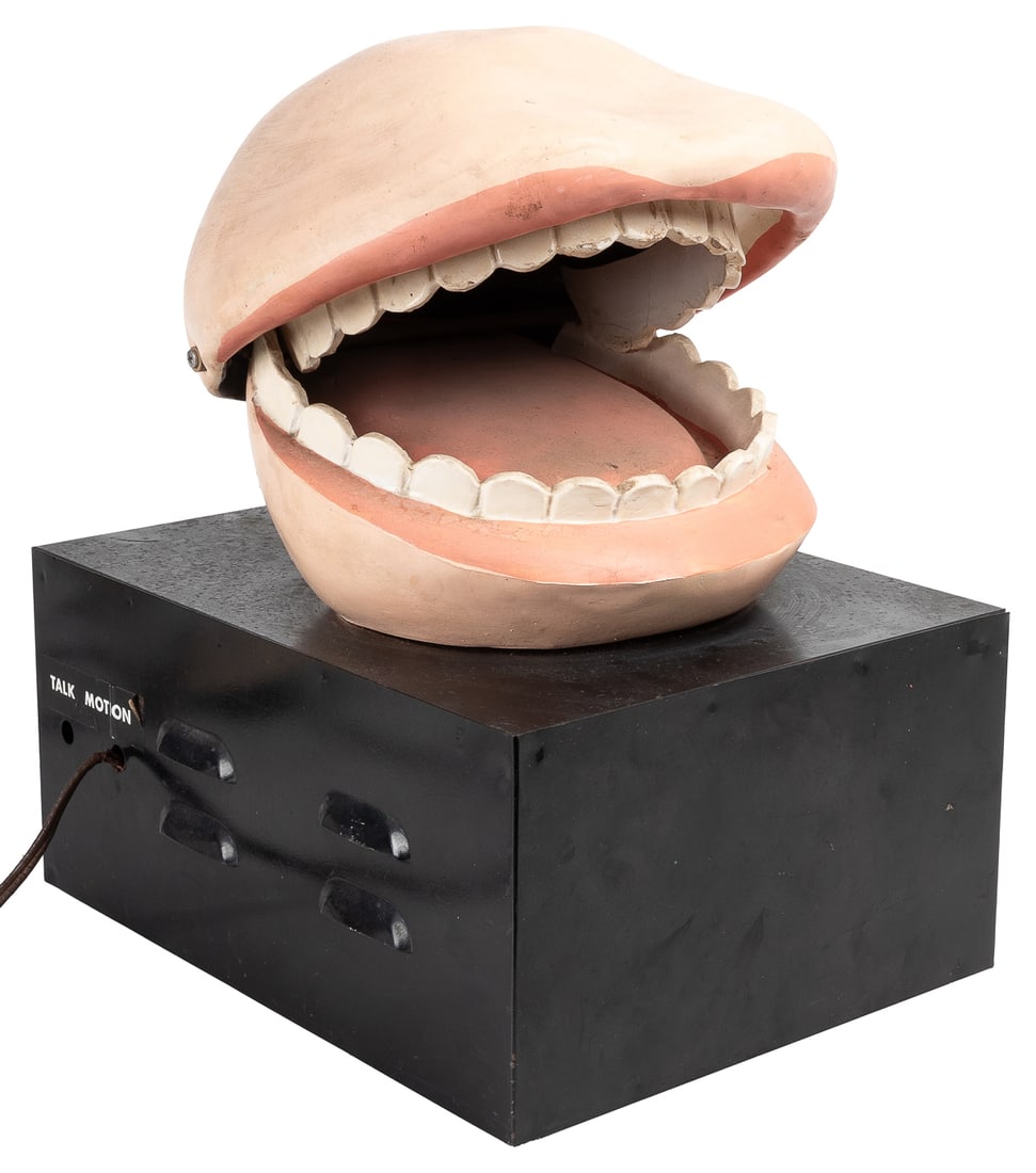 Dentist’s Display / Talk Motion. Circa 1960s. Plaster, meta... (1 of 2)