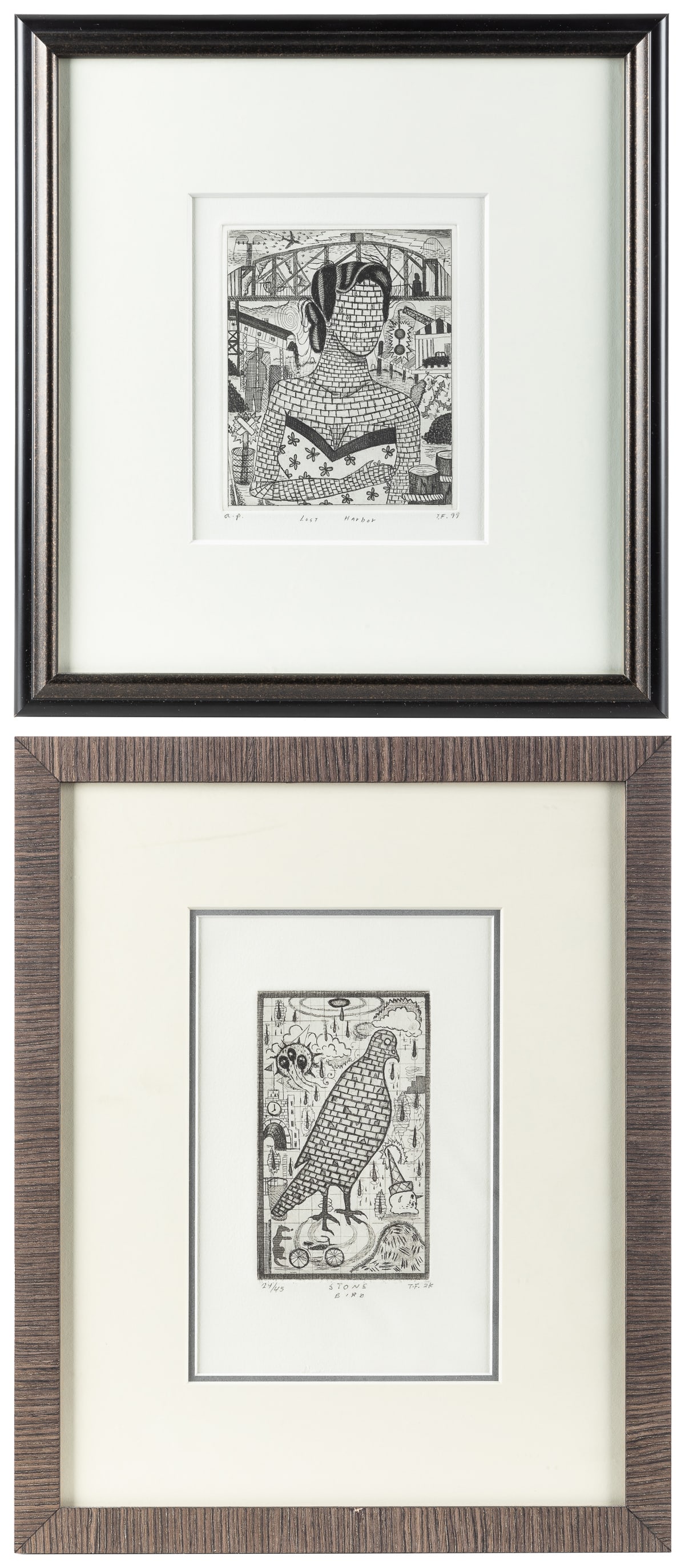 FITZPATRICK, Tony (American, b. 1958) Lost Harbor together ... (1 of 5)