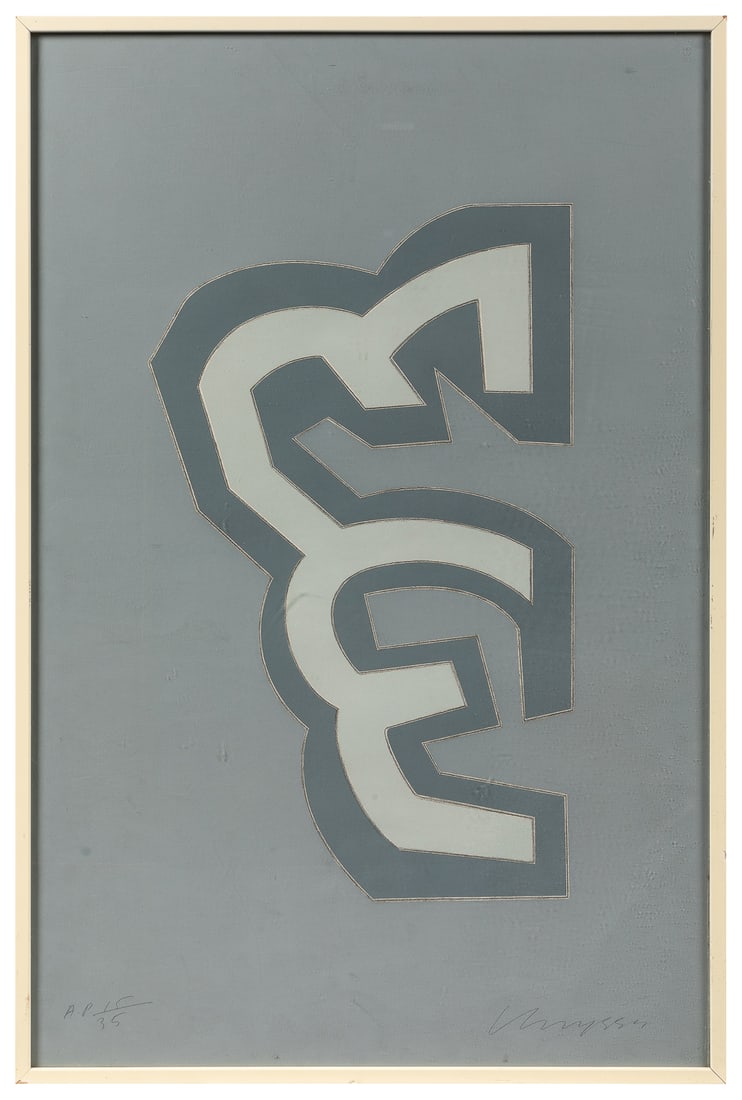 CHRYSSA (Greek, 1933-2013) Untitled 1979. Color lithograph ... (1 of 1)