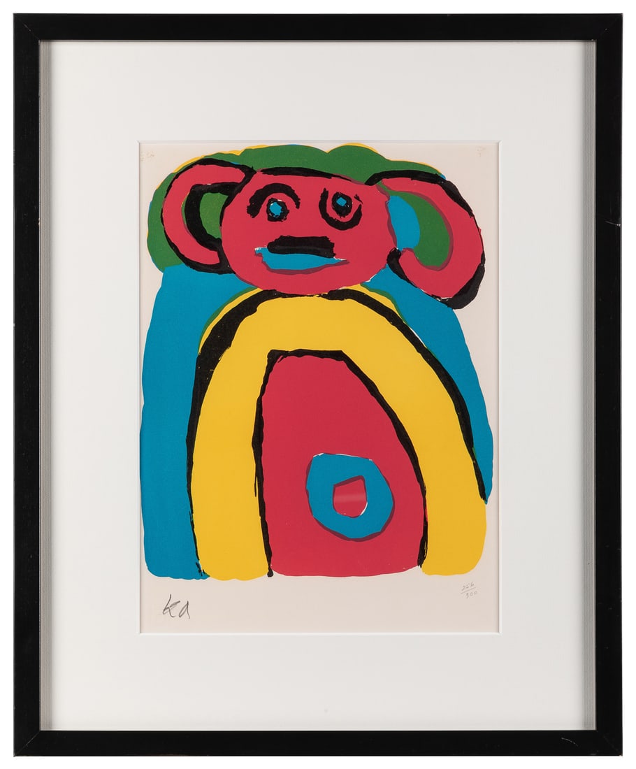 APPEL, Karel (Dutch, 1921 – 2006). Untitled. N.d. Lithograp... (1 of 1)