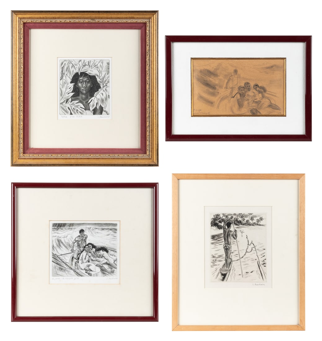 BOULLAIRE, Jacques (French, 1893 – 1976). One Drawing and T... (1 of 5)