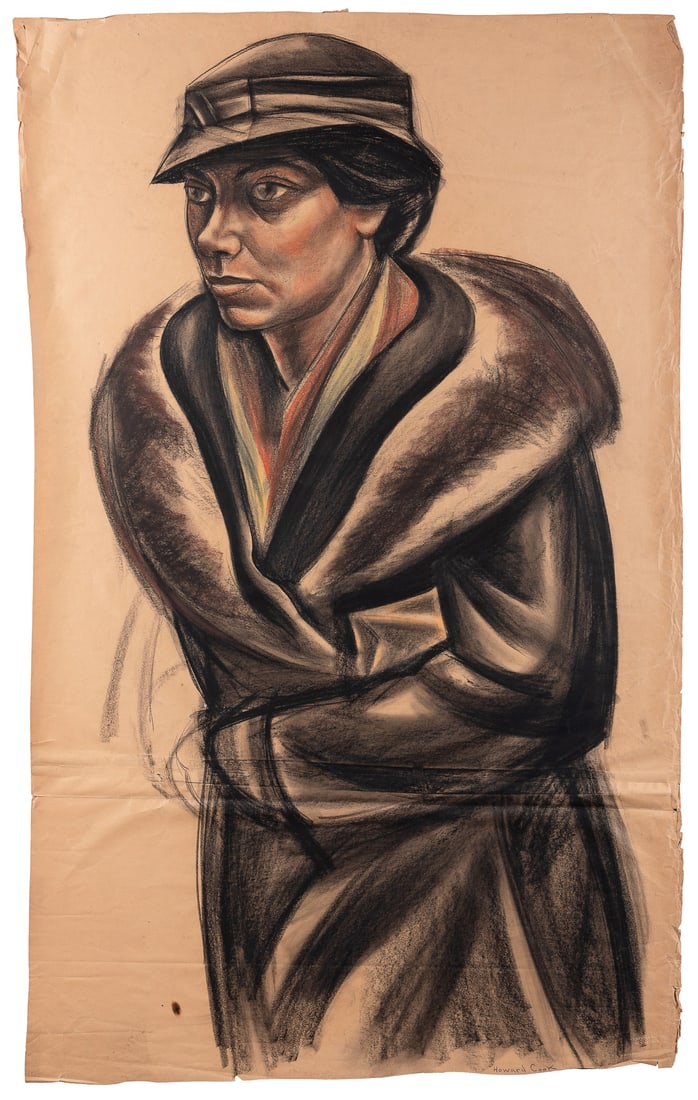 COOK, Howard N. (American, 1901-1980). Portrait of Mrs. Coo... (1 of 3)