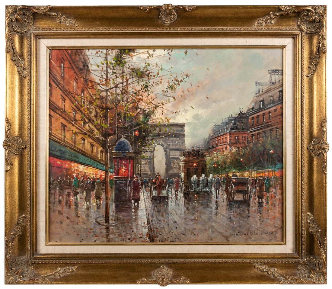 BLANCHARD, Antoine Jr. (French, 1930-1988) Untitled. (Arc d... (1 of 3)