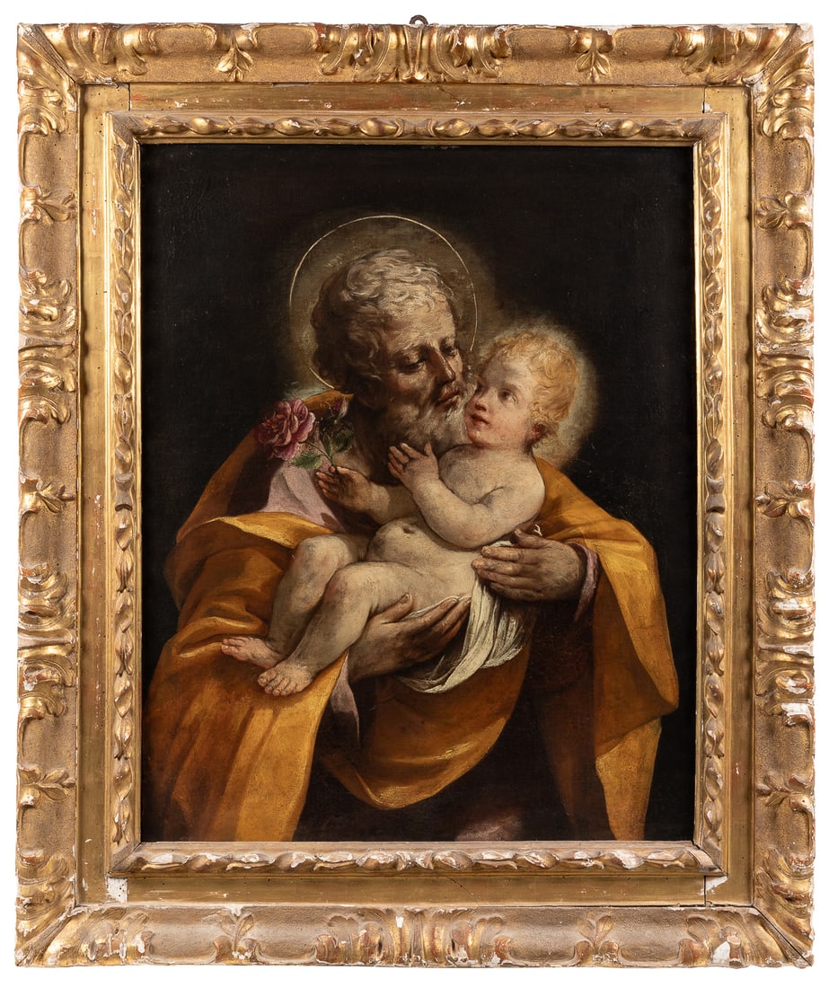 [ITALIAN SCHOOL]. [UNKNOWN ARTIST]. St. Joseph and the Chri... (1 of 4)