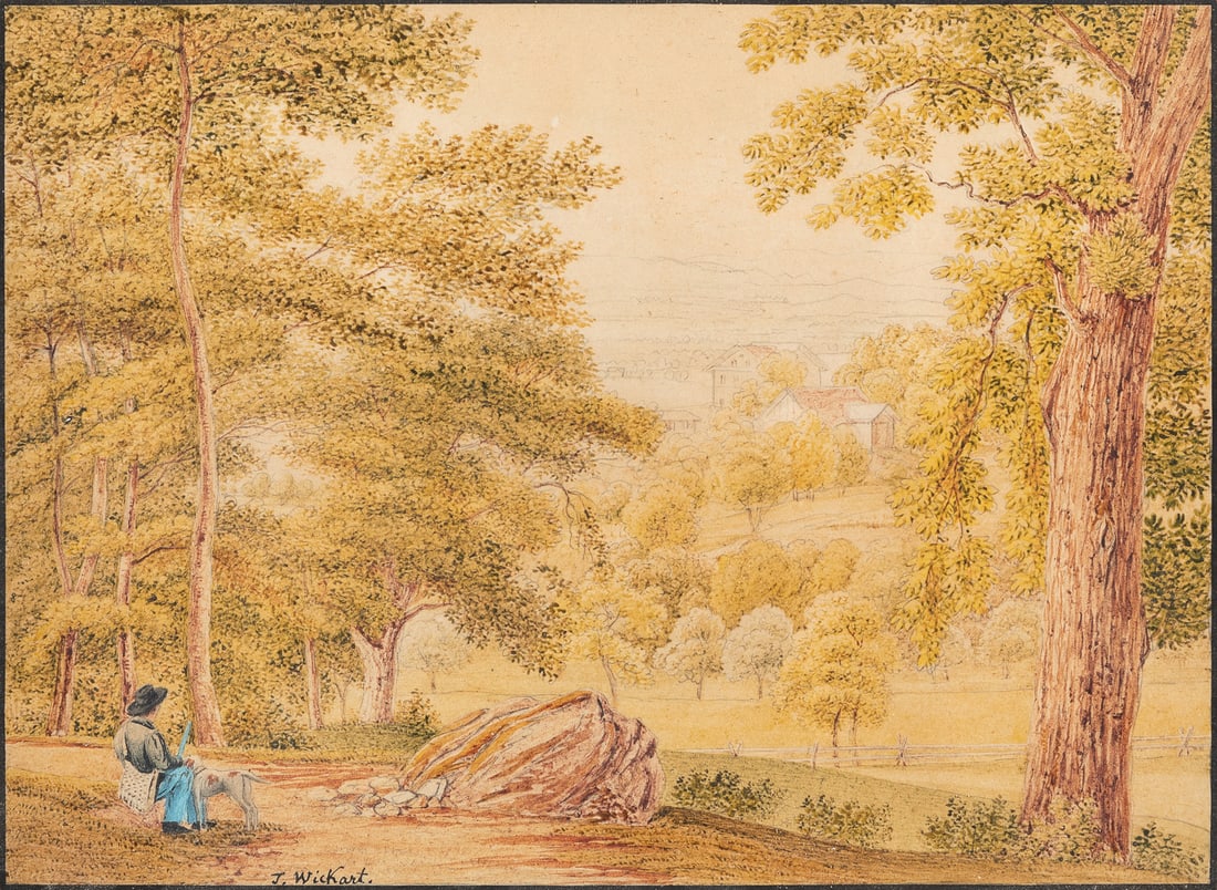 WICKART, Thomas Anton (German, 1798-1876) Untitled (A Man a... (1 of 4)