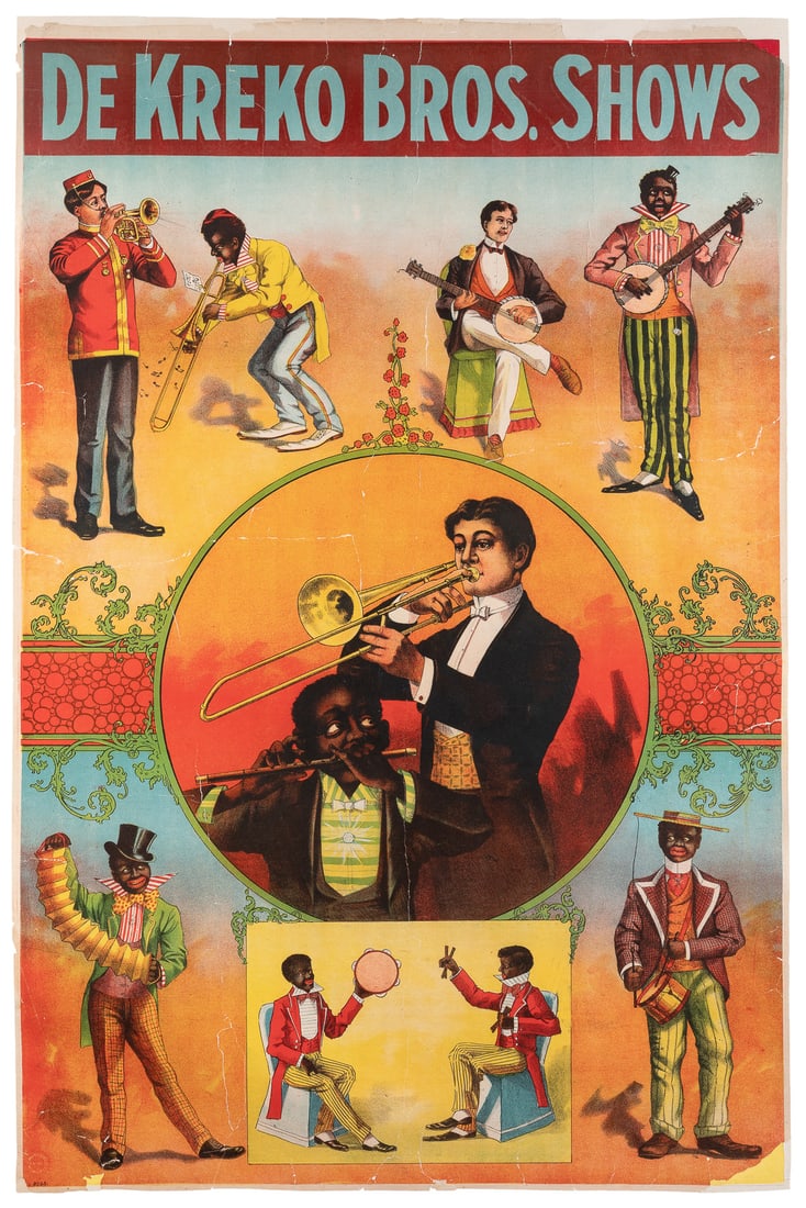 De Kreko Bros. Minstrel Poster. Milwaukee: Riverside Printi... (1 of 1)