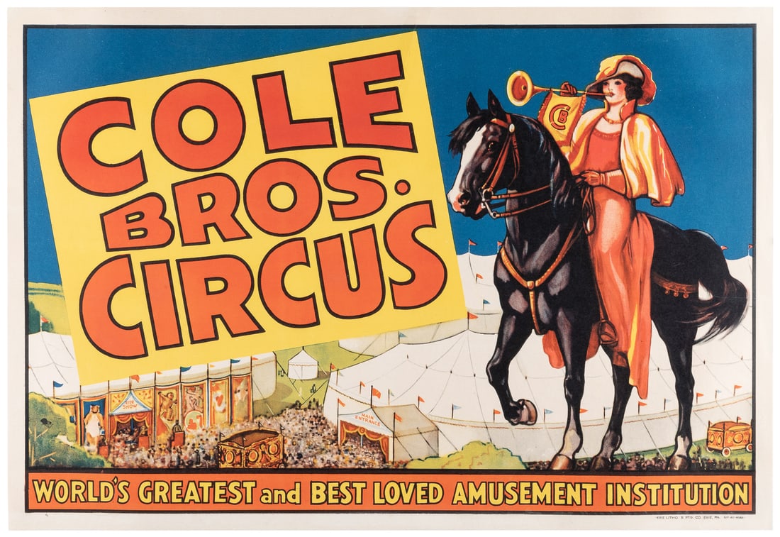 Cole Bros. Circus / World’s Greatest and Best Loved Amuseme... (1 of 1)