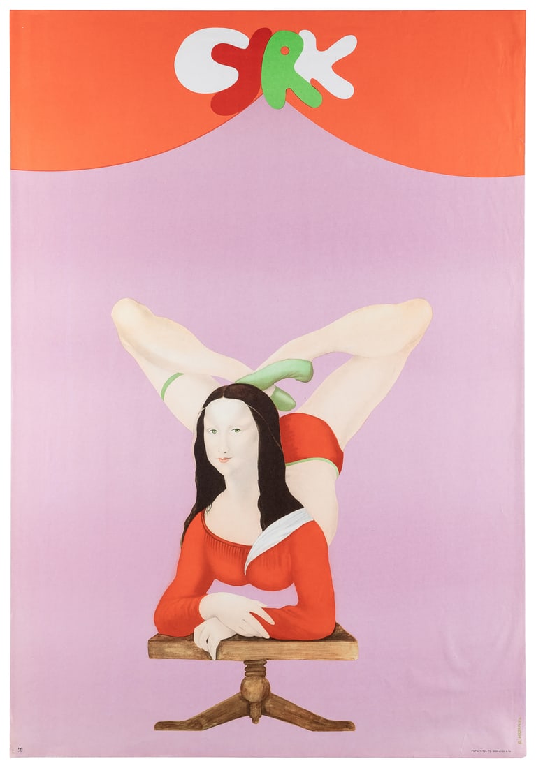 URBANIEC, Maciej (Polish, 1925–2004). CYRK / Mona Lisa. 197... (1 of 1)