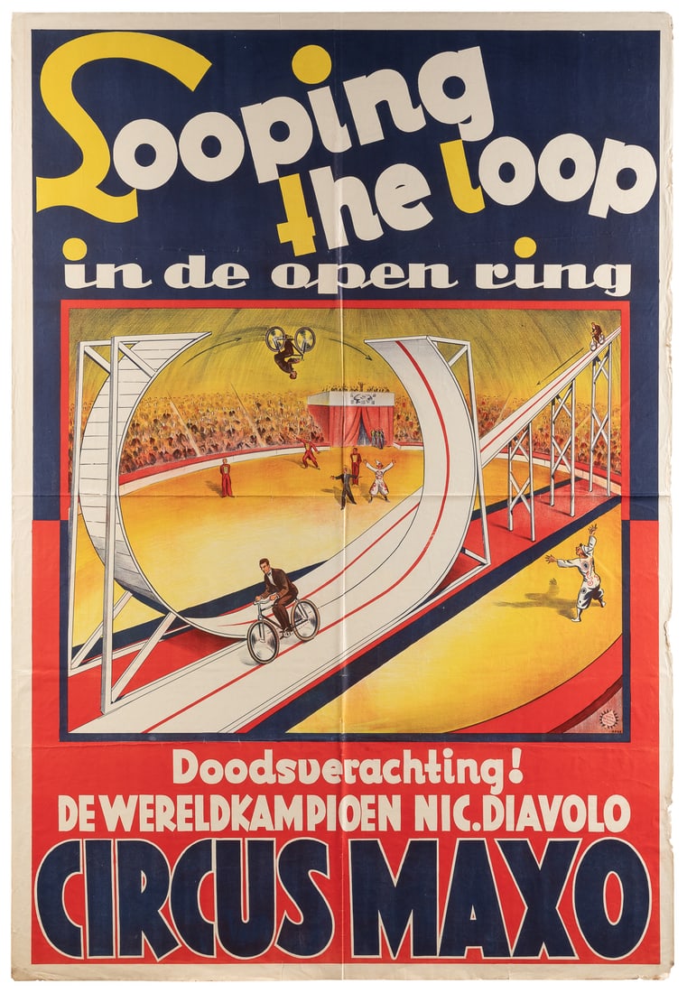 Looping the Loop in de open ring / Circus Maxo. Hamburg: Ad... (1 of 1)