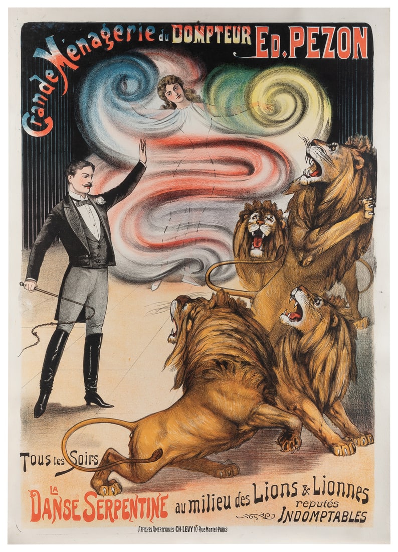 Grande Menagerie du Dompteur Ed. Pezon / La Danse Serpentin... (1 of 1)