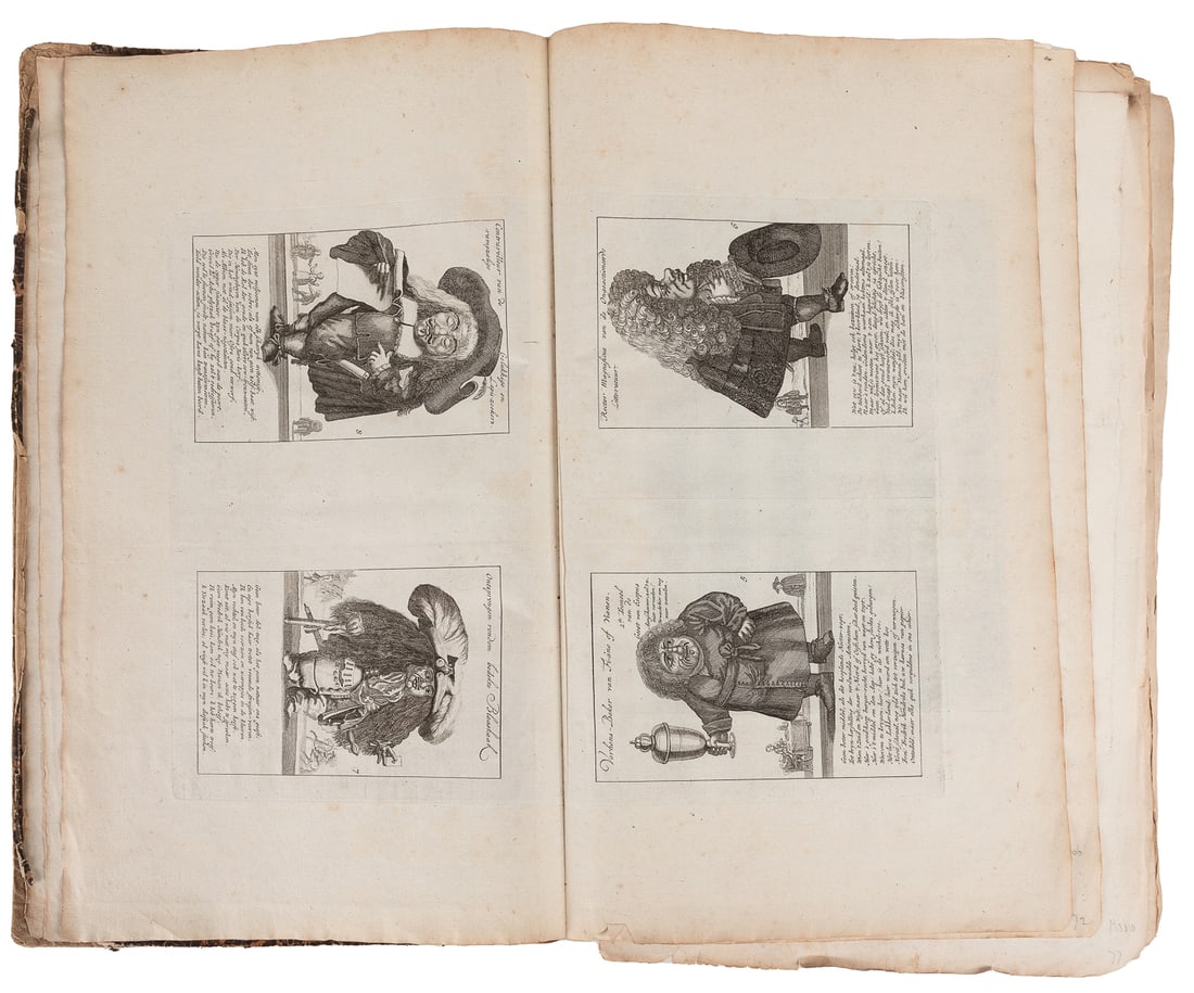 [COPPER ENGRAVINGS]. [SOUTH SEA / MISSISSIPPI BUBBLE]. [LAW... (1 of 14)