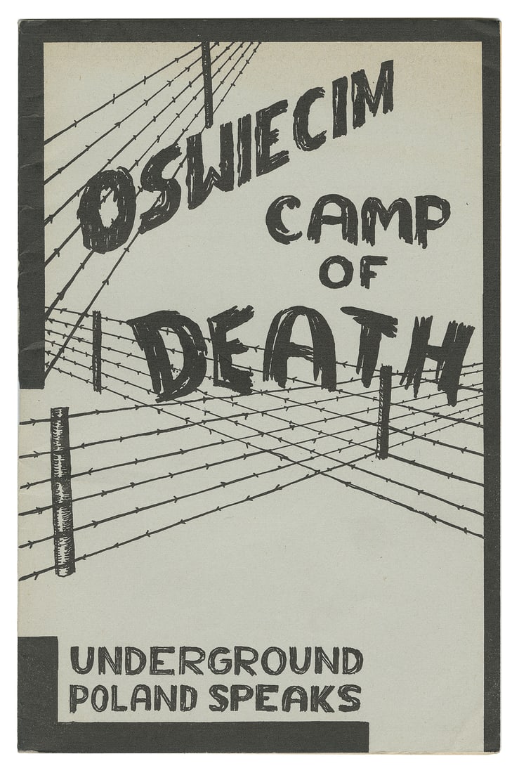 [HOLOCAUST]. Oswiecim Camp of Death (Underground Report). N... (1 of 1)