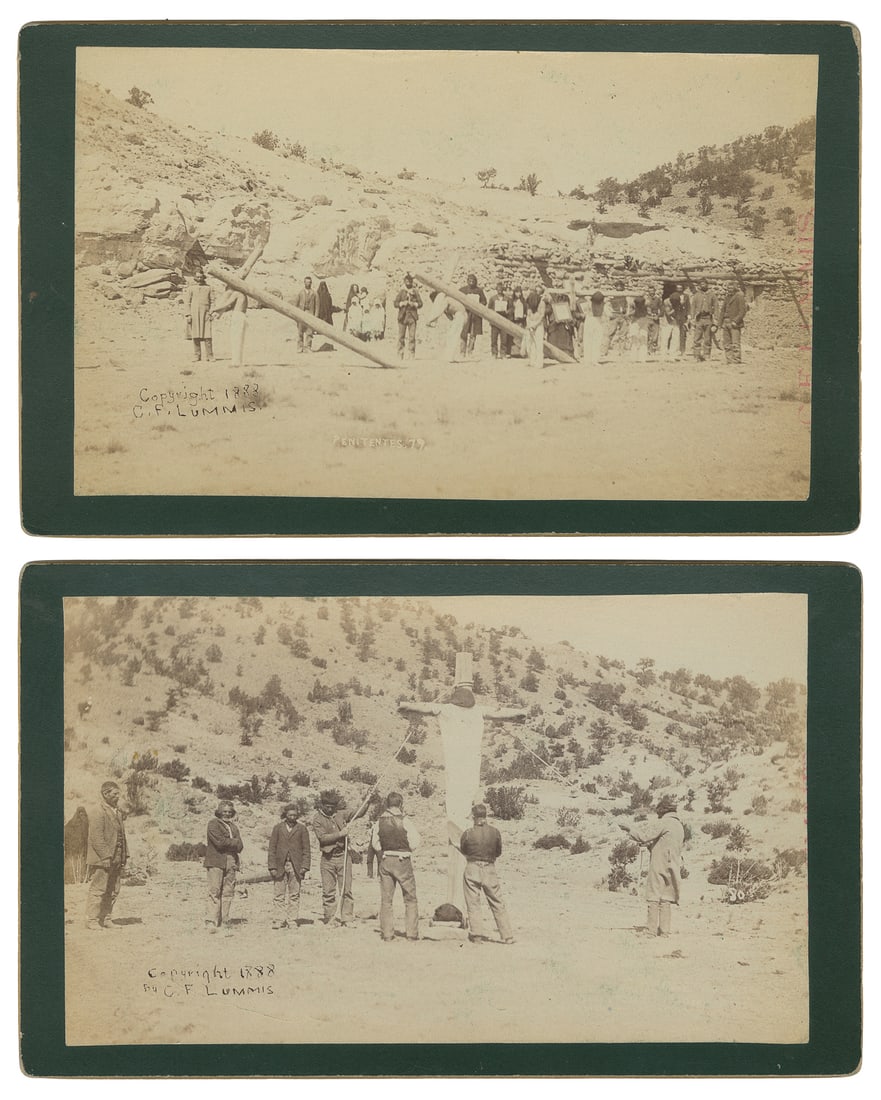 LUMMIS, Charles Fletcher (C.F.) (1859-1928). Two Cabinet Ca... (1 of 1)