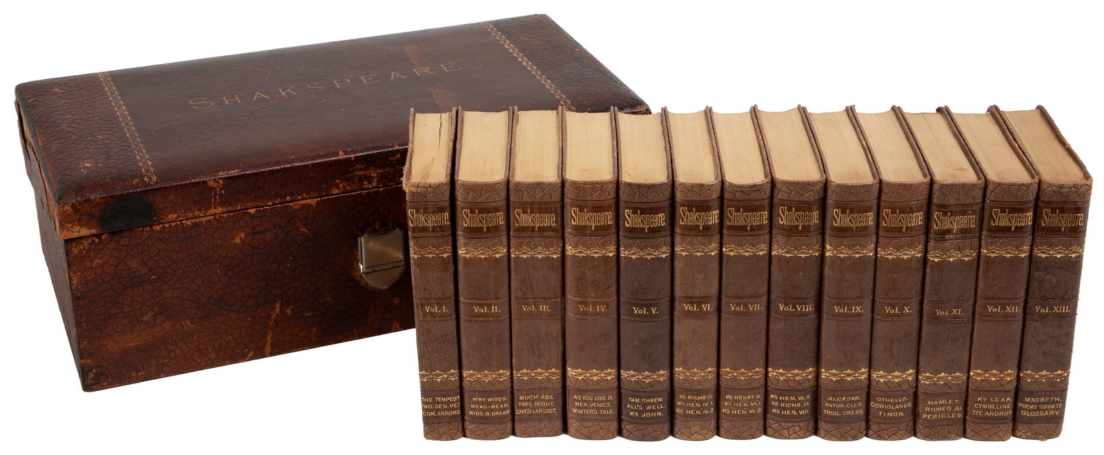 SHAKESPEARE, William (1564-1616). The Handy-Volume Shakespe... (1 of 4)