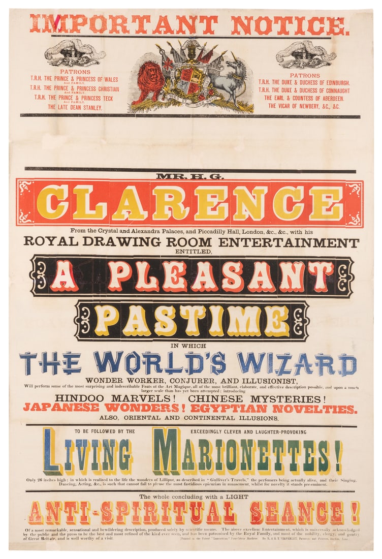 CLARENCE, H. G. (Professor Nunc-Nunez). A Pleasant Pastime.... (1 of 1)