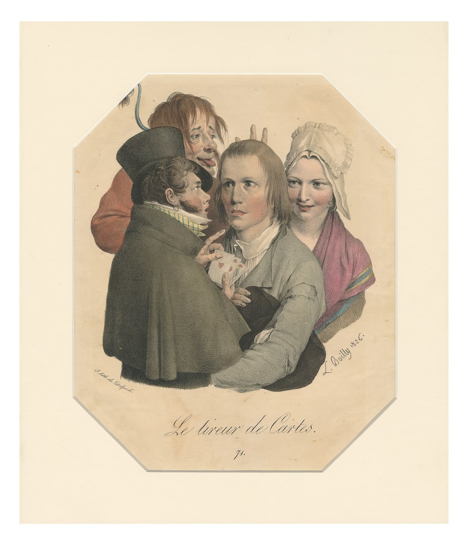 [FORTUNE TELLING]. BOILLY, Louis-Léopold (1761 – 1845). Le ... (1 of 1)