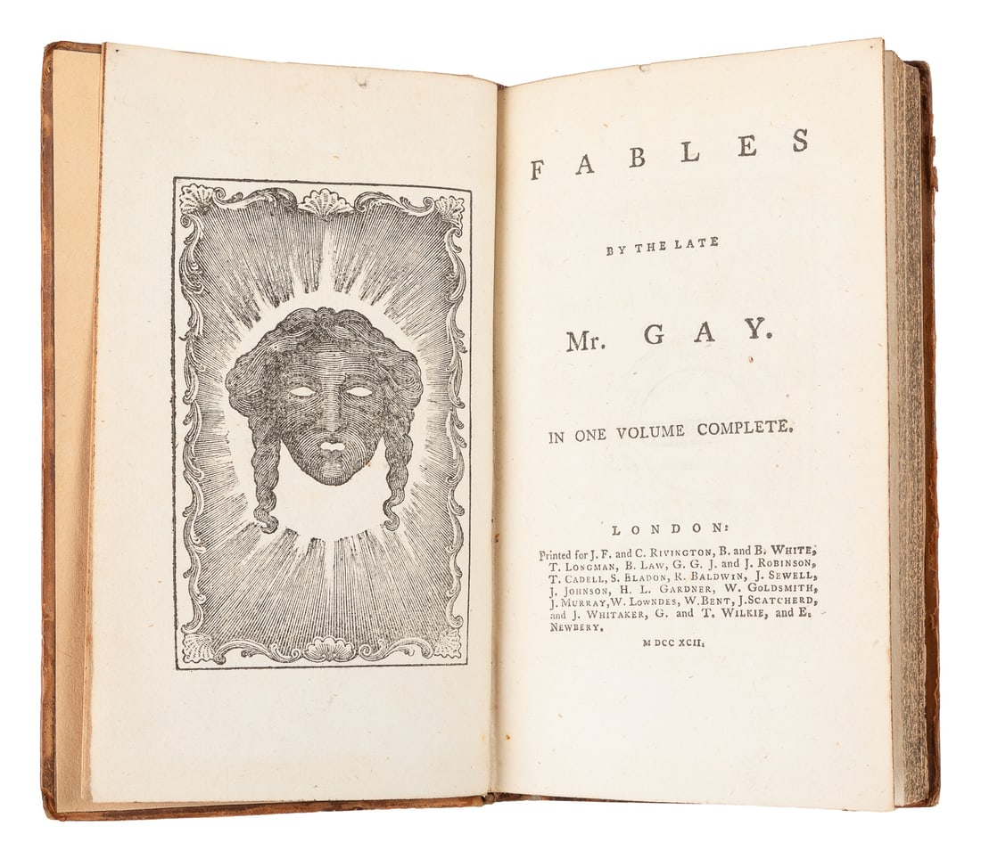 GAY, John. Fables. By the Late Mr. Gay. London: J.F. & C. R... (1 of 2)