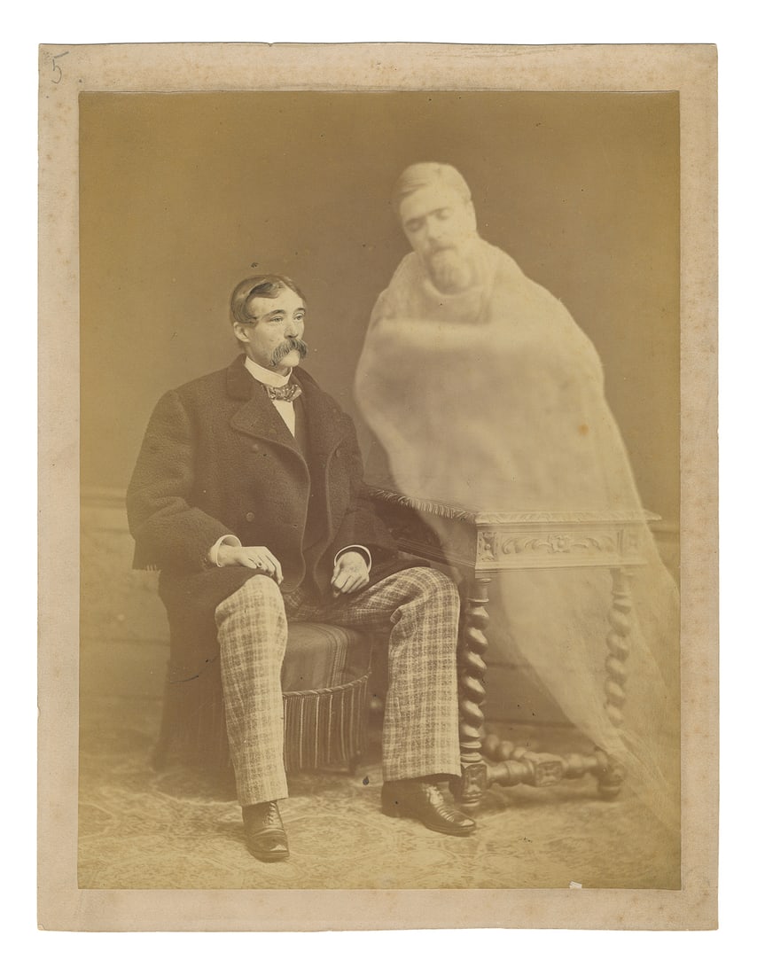 [BUGUET, Edouard (1840 – 90)]. Spirit Photograph. Paris, ca... (1 of 2)