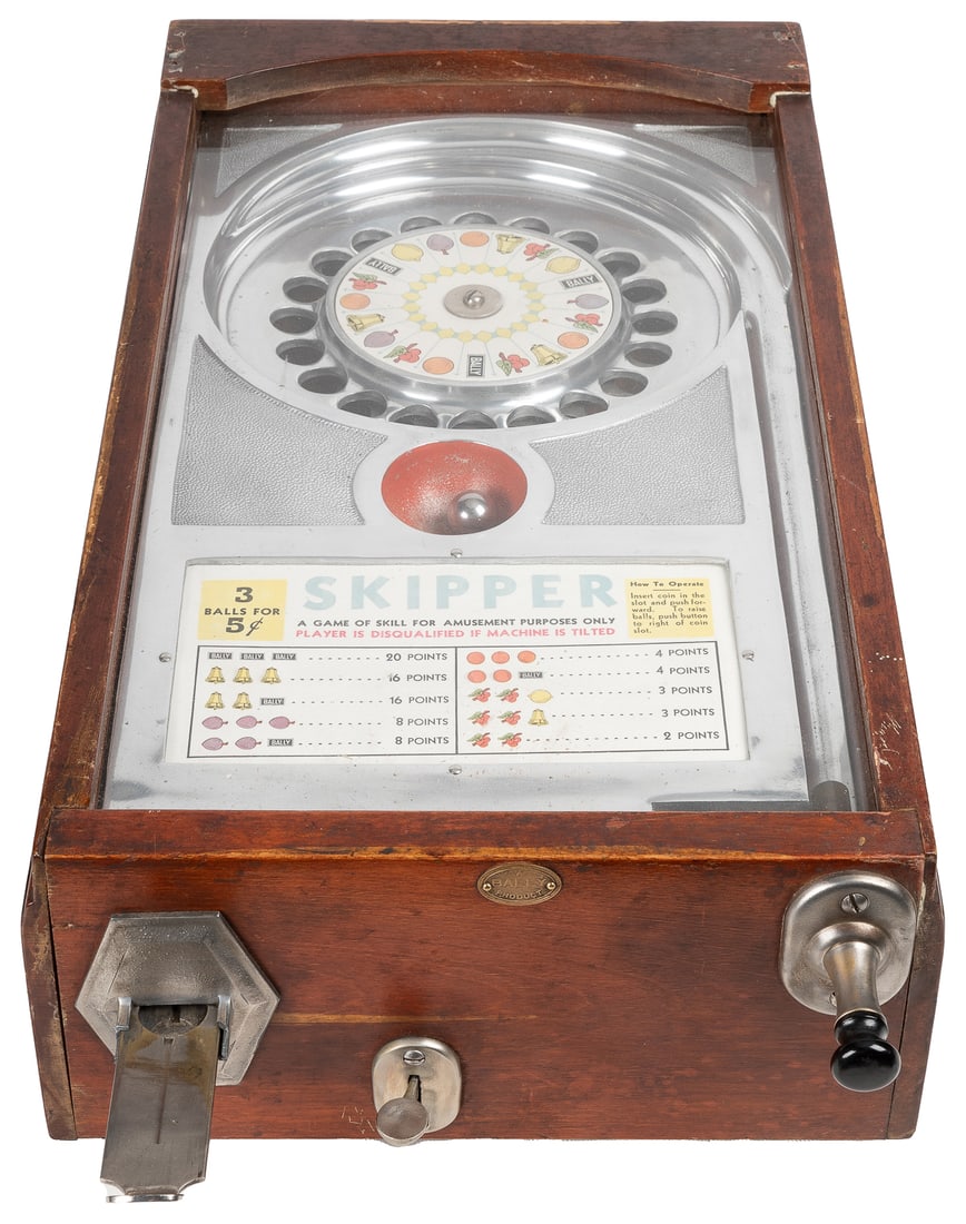 Bally 5 Cent “Skipper” Countertop Pinball Trade Stimulator.... (1 of 1)